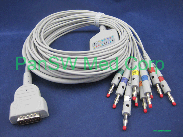 GE MAC 1200 ECG cable