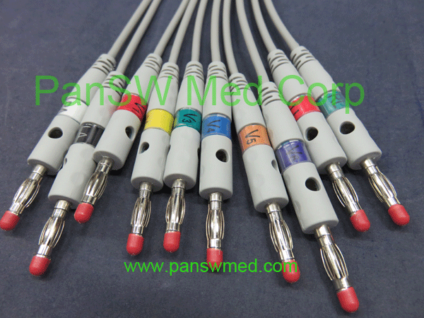 banana plug AHA for schller ten leads cable