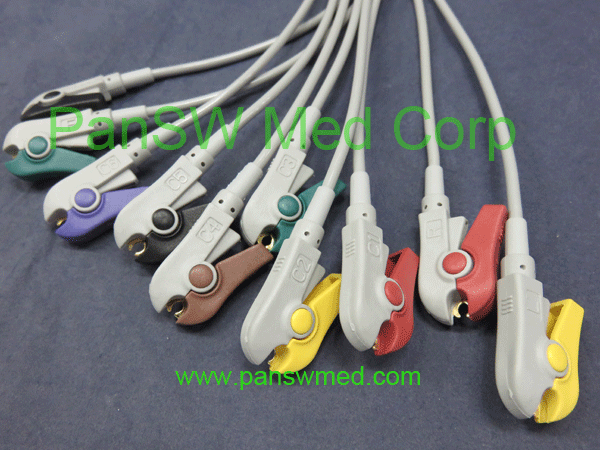 clip ecg cable ten leads schiller