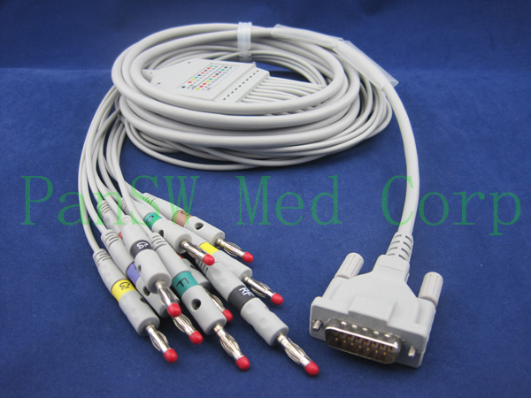 schiller EKG cable ten leads