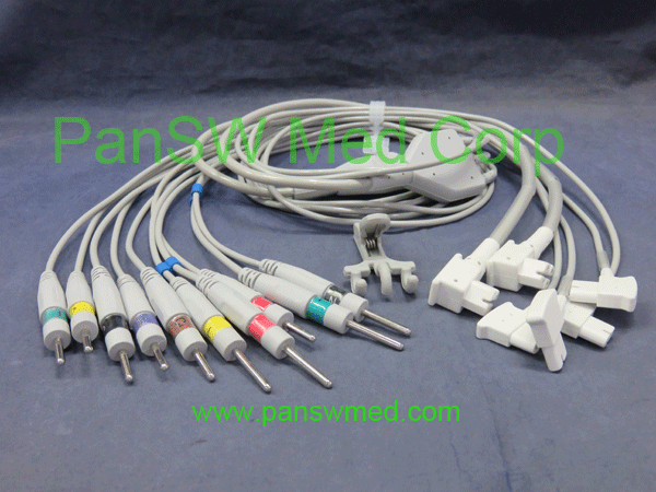 DIN 3.0 ecg leads for philips TC30 TC50