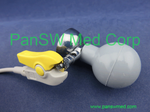 ECG clips with ECG clamps
