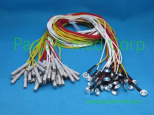 compatible EEG cable sillver