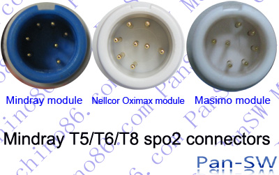 Comparison of MIndray T5 T6 T8 spo2 sensors