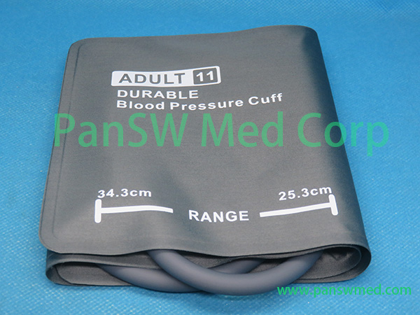 compatible nibp cuff for adult size, dual hoses