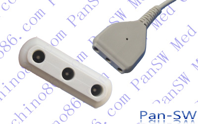 DIN 3 leads ECG trunk cable