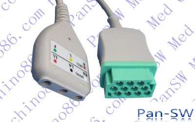 GE neonate monitoring ecg trunk cable