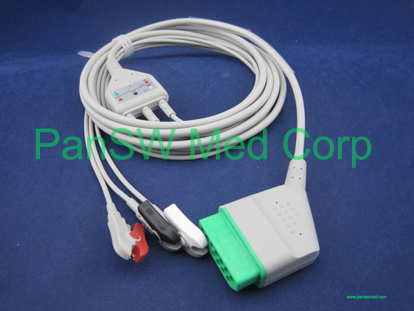 nihon kohden integrated ECG cable 3 leads