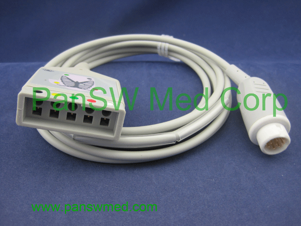 compatible ECG trunk cable for Philips 5 leads M1530A M1520A