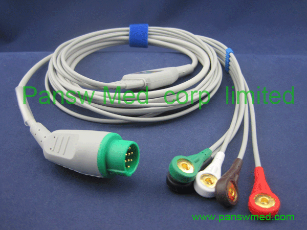 schiller argus ECG cable 5 leads