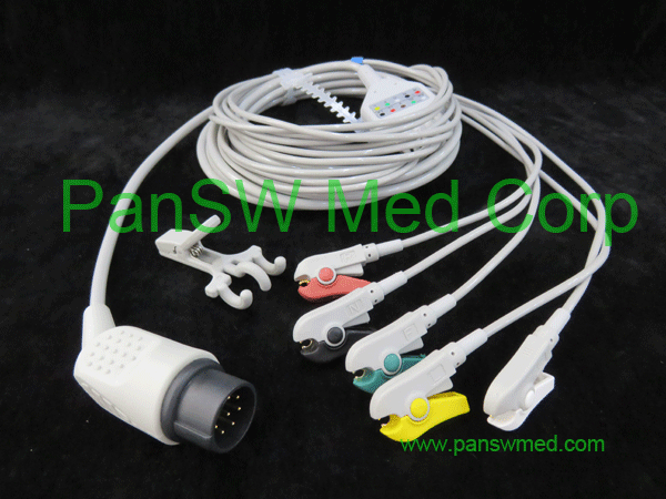 compatible ECG cable for Nihon KOhden TEC ECG-10011H