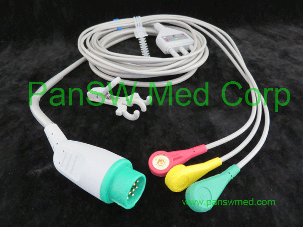 compatible ECG cable for Biolight M9500 ECG cable 