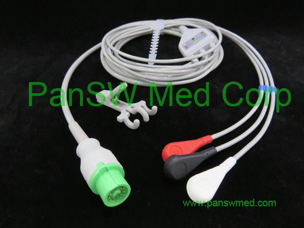 compatible ECG cable for Fukuda Dynascope 