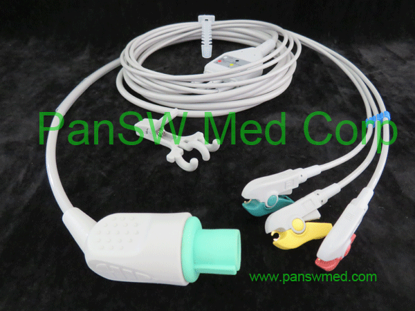compatible ECG cable for GE Hellige