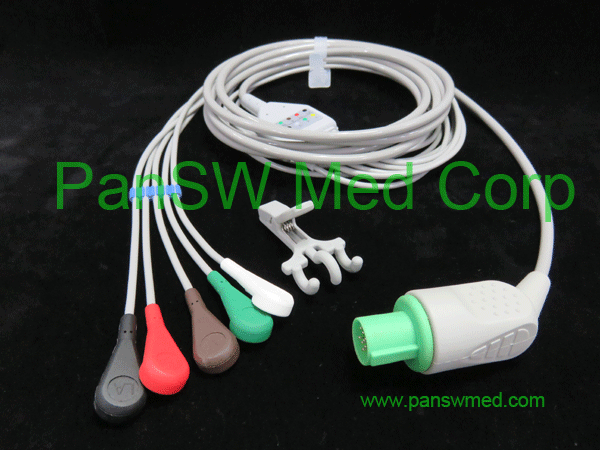 compatible ECG cable for GE hellige