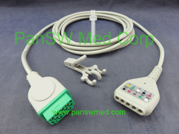 ge medical ECG trunk cable 5 leads for neonate use