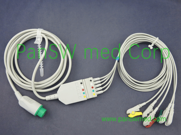 mindray ecg trunk cable 5 leads detachable
