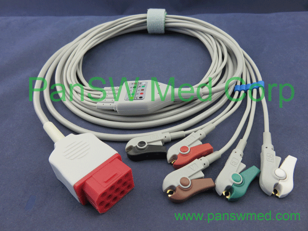 compatible Bionet ecg cable for BM-5 AHA clip