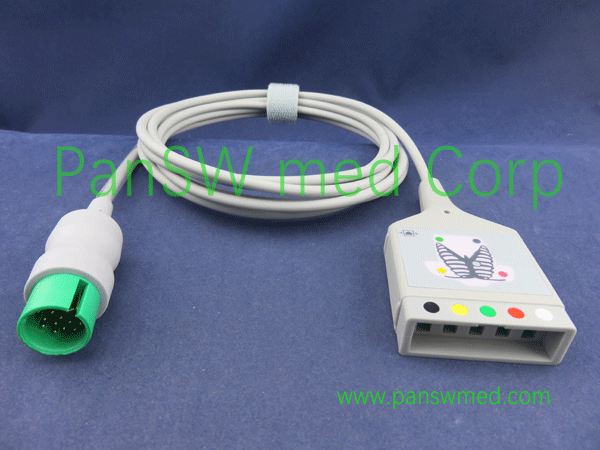 compatible ecg trunk cable for spacelabs