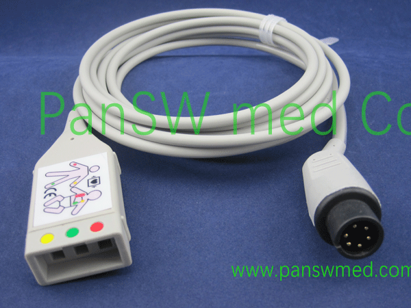 compatible ecg trunk cable for spacelabs 3 leads