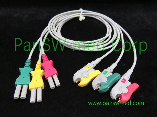 compatible spacelabs ECG leads