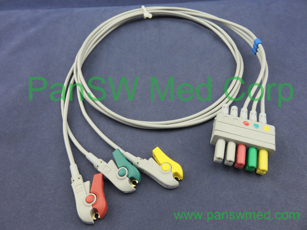 compatible siemens drager ecg leads 3 leads