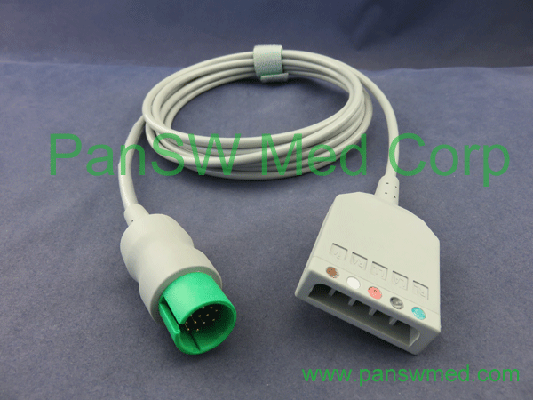compatible ecg cable for spacelabs