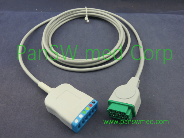 compatible ECG trunk cable 6 leads