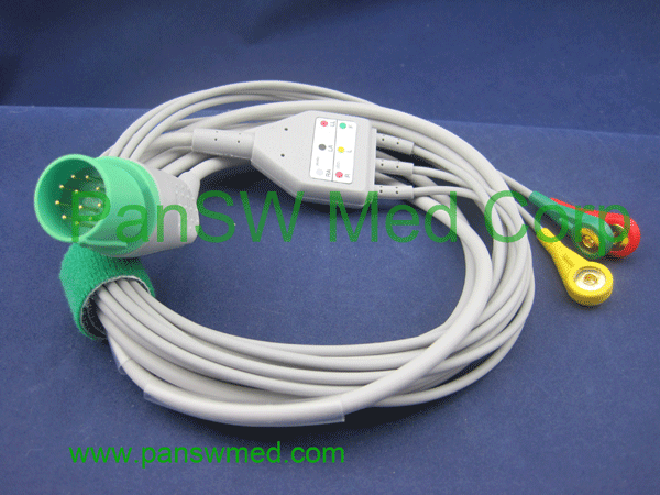 nihon kohden BC-763V ECG cable snap type