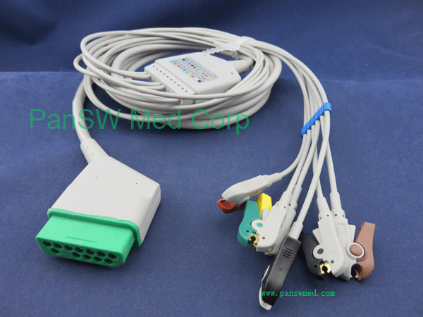 nihon kohden integrated cable 6 leads integrated
