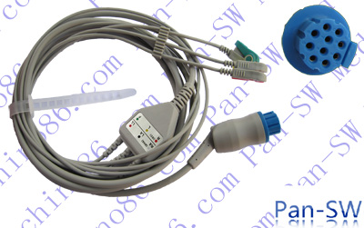 Datex Ohmeda integrated ECG cables