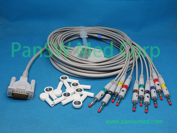 Compatible Autoscript 6 12 ECG Cable Banana – PanswMed