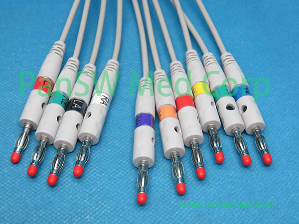 Compatible Bionet Cardiocare 2000 Cardiotouch ECG Cable Banana – PanswMed