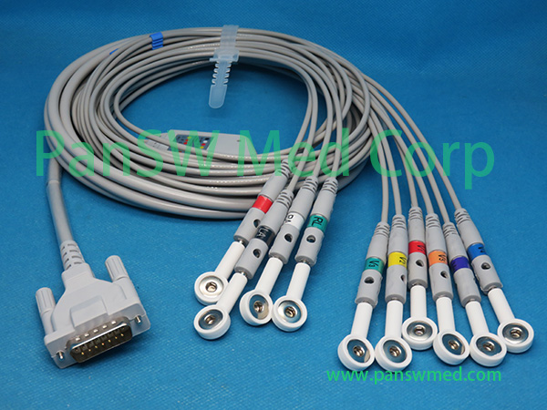 Compatible Bionet Cardiocare2000 Cardiotouch ECG Cable - PanswMed