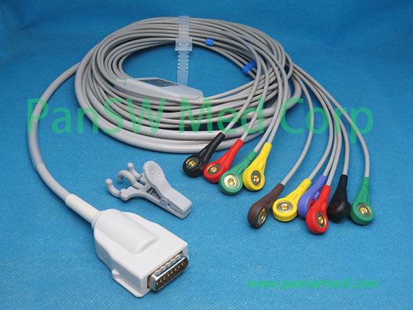 Compatible Burdick Quinton Eclipse Plus Eclipse LE ECG Cable Snap – PanswMed