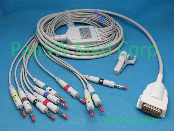 Compatible Burdick Quinton Eclipse Plus Eclipse LE ECG Cable – PanswMed