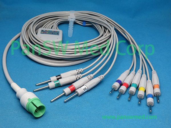 Compatible CU Medical 12 Leads ECG Cable AHA DIN – PanswMed