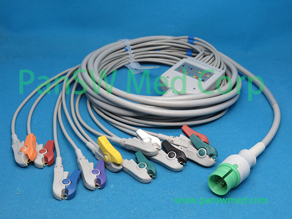 Compatible CU Medical Lifegain Model CU HD 1 Ecg Cable – PanswMed