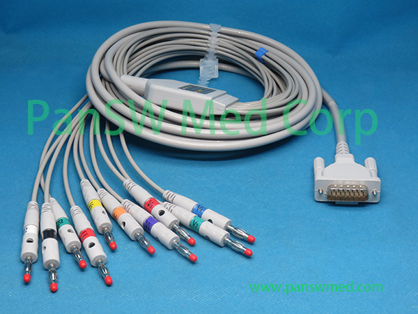 Compatible Cardiette Microruler 12 1 Microruler 12 3 ECG Cable – PanswMed