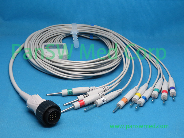 Compatible Cardioline Delta 1 Plus Delta 3 ECG Cable DIN – PanswMed