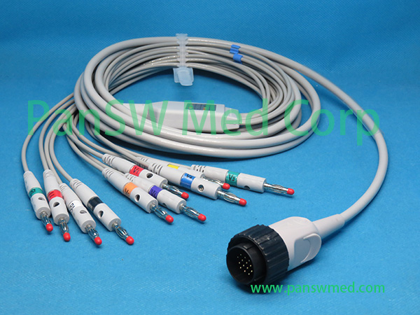 Compatible Cardioline Delta 1 Plus Delta 3 ECG Cable Banana – PanswMed