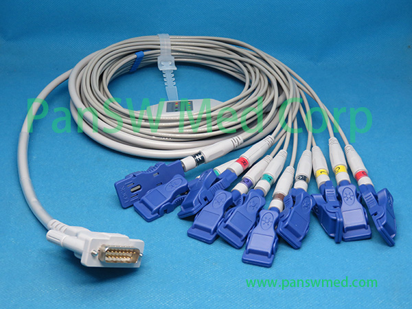 Compatible Cardioline E 1 E 1R E ECG Cable With Adapter – PanswMed