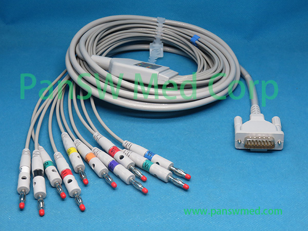 Compatible Cardioline E 1 E 1R E ECG Cable – PanswMed