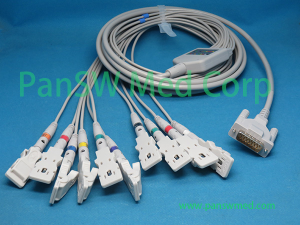 Compatible Cardiorapid K 11 K 111 K 112 K 131 ECG Cable With Adapter – PanswMed