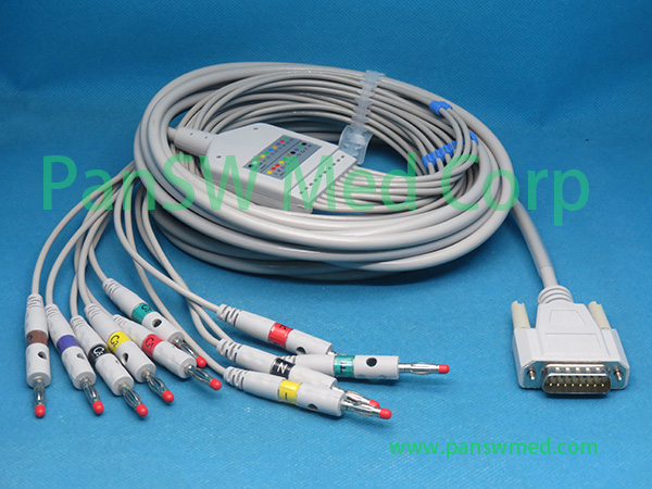 Compatible Dongjiang ECG 11A ECG 11B ECG Cable Banana – PanswMed