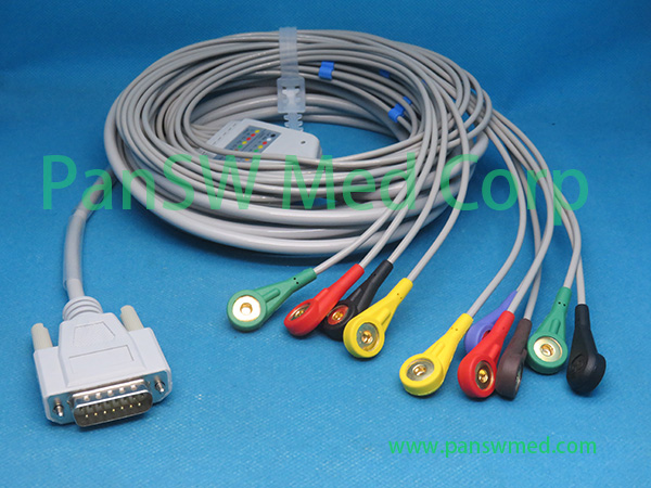 Compatible Dongjiang ECG 11A ECG 11B ECG Cable Snap – PanswMed