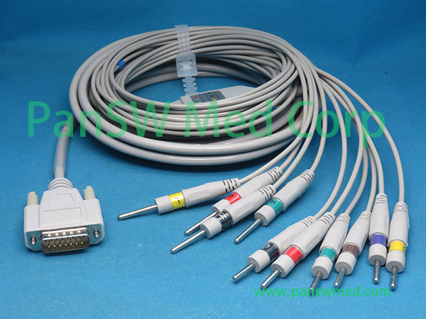 Compatible Dongjiang ECG 11D ECG 32A ECG Cable DIN – PanswMed