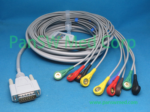 Compatible Dongjiang ECG 11D ECG 32A ECG Cable Snap – PanswMed