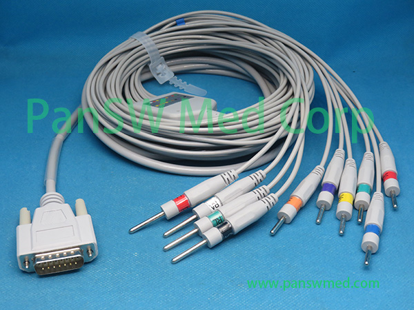 Compatible Edan SE 100 SE 3 ECG Cable DIN – PanswMed