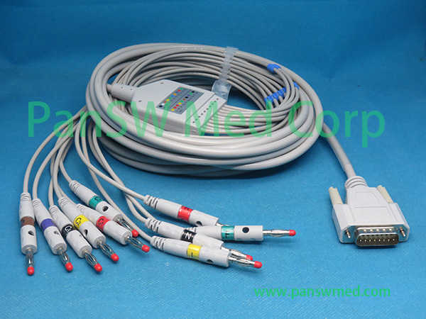 Compatible Edan SE 100 SE 3 ECG Cable Banana – PanswMed